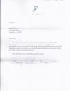 Letter from Jimmy Carter