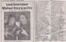 Local Entertainer Michael Trixx is on Fire